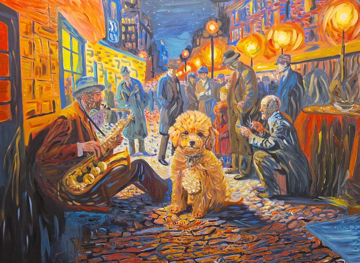 Vendita online opera dal titolo “I tre volti della solitudine” realizzata dall'artista contemporaneo Dario Cardoni